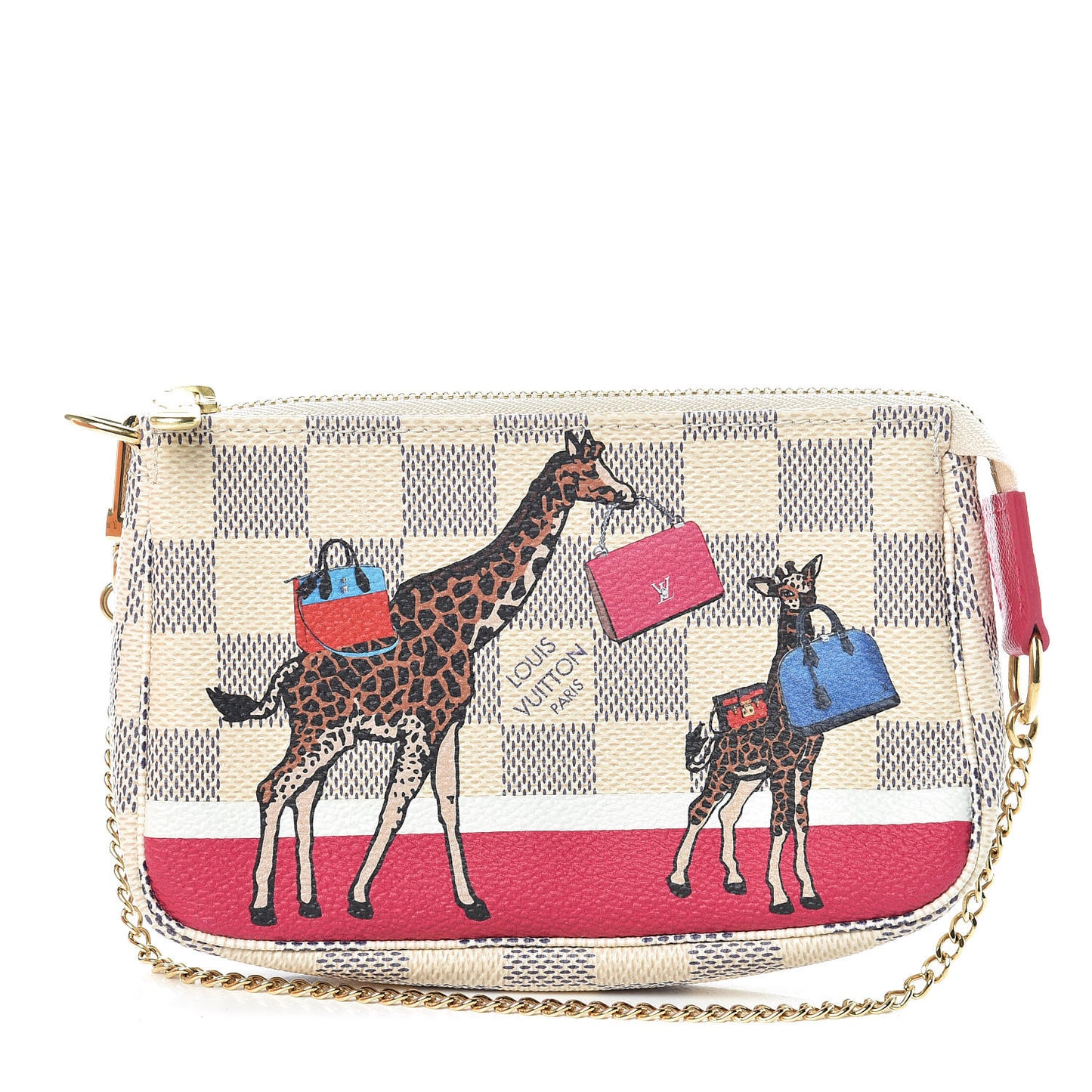 Damier Azur 2017 Christmas Animation Mini Pochette Accessories