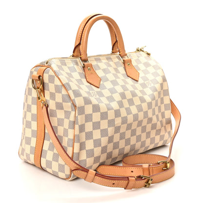 Louis Vuitton Damier Azur Speedy Bandouliere 30 2 of 10