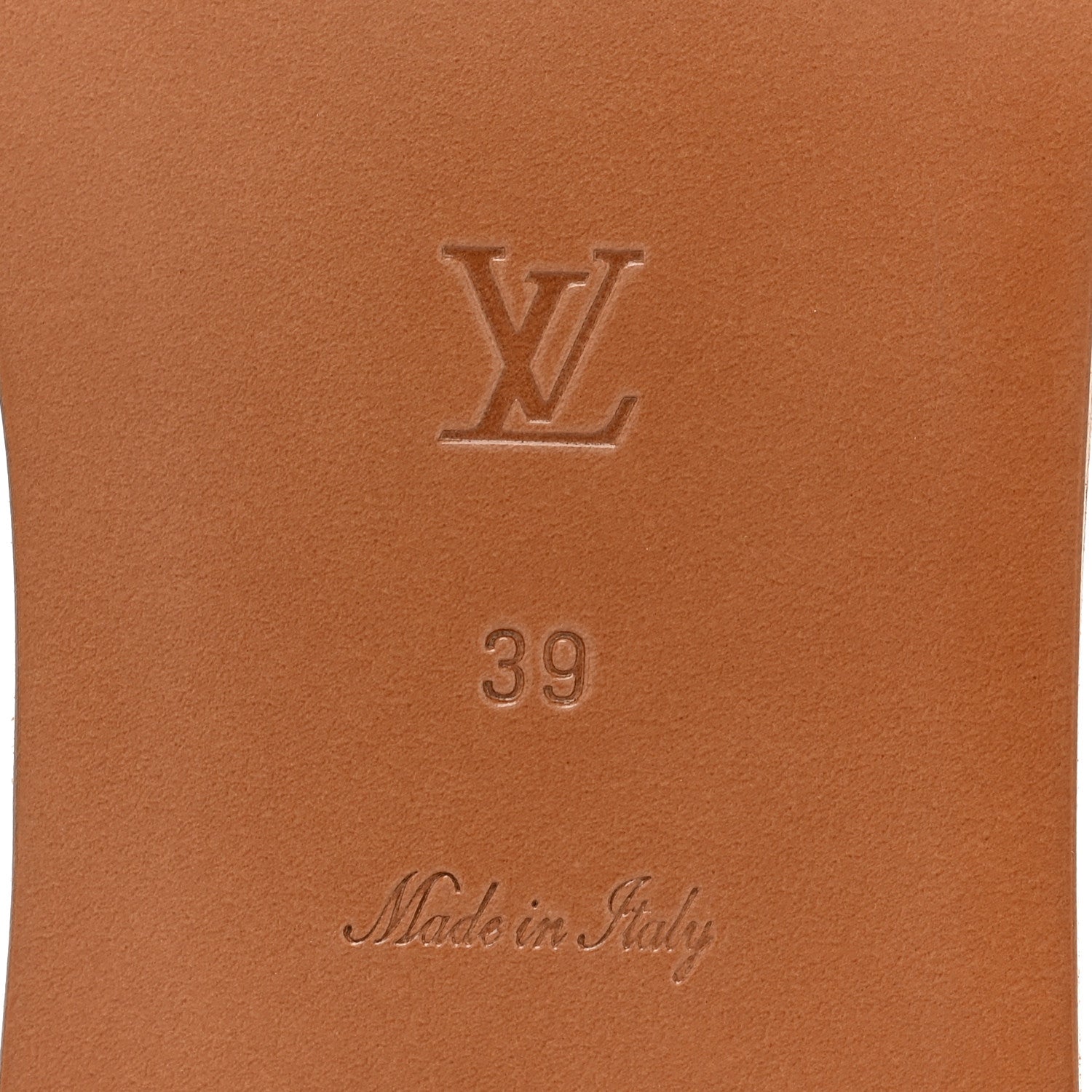 Louis Vuitton Canvas Calfskin Lock It Flat Mules 39 6 of 8