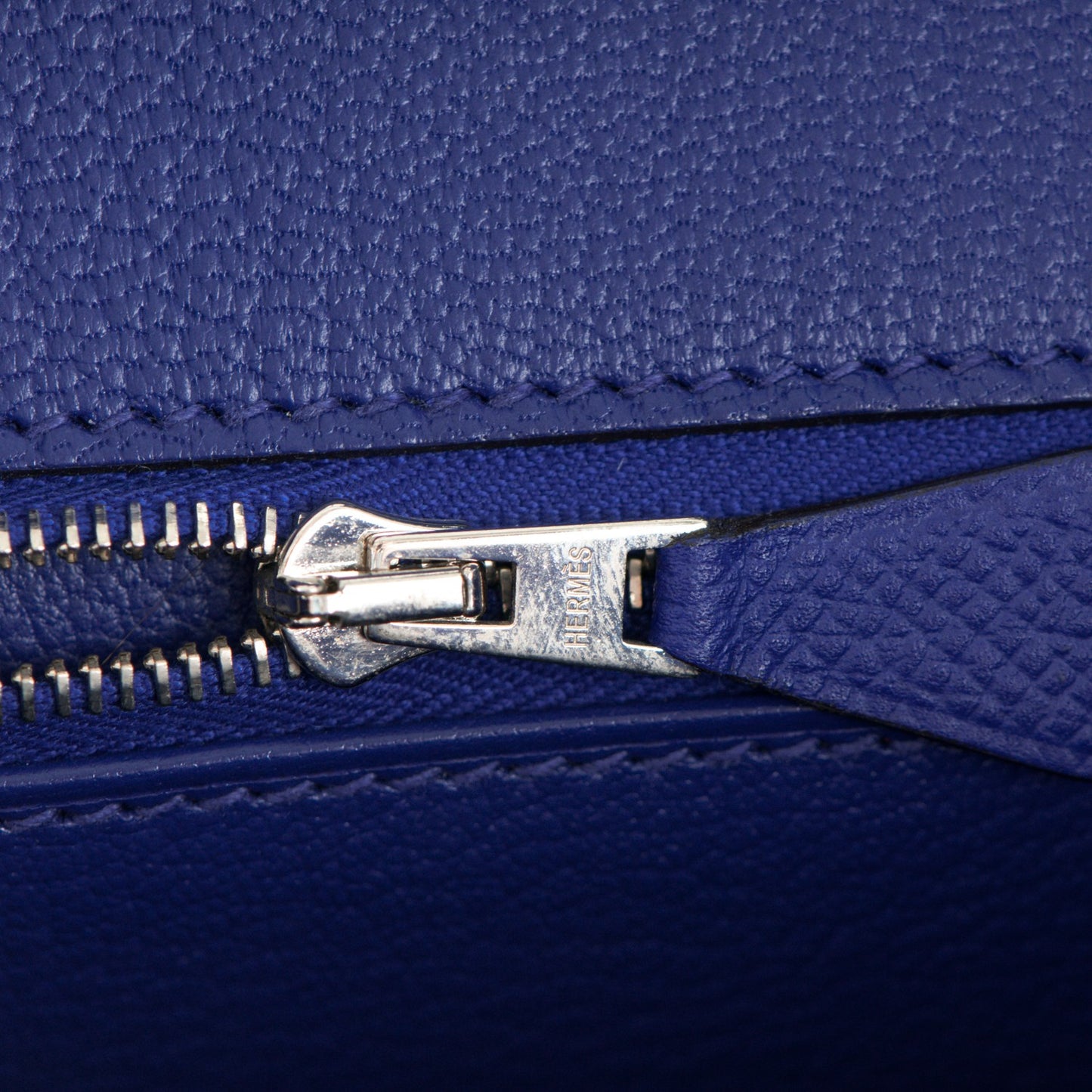 Epsom Birkin 35 Bleu Electrique