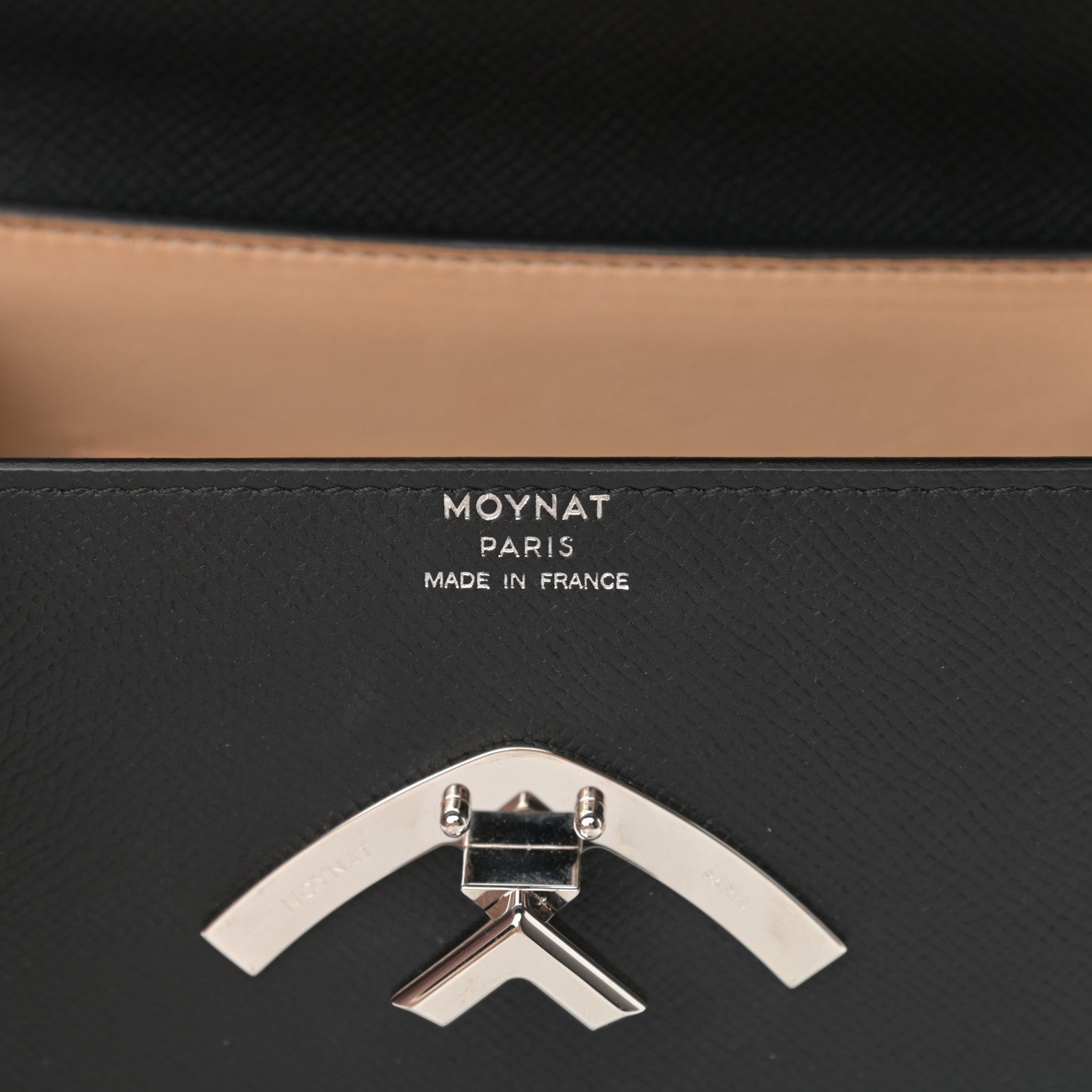 Moynat Carat Calfskin Gabrielle BB Black 6 of 12