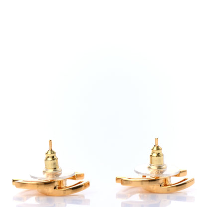 Chanel Metal Obazine CC Earrings Gold 3 of 4