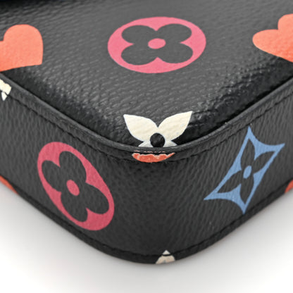 Louis Vuitton Game On Felicie Chain Wallet Black 12 of 14