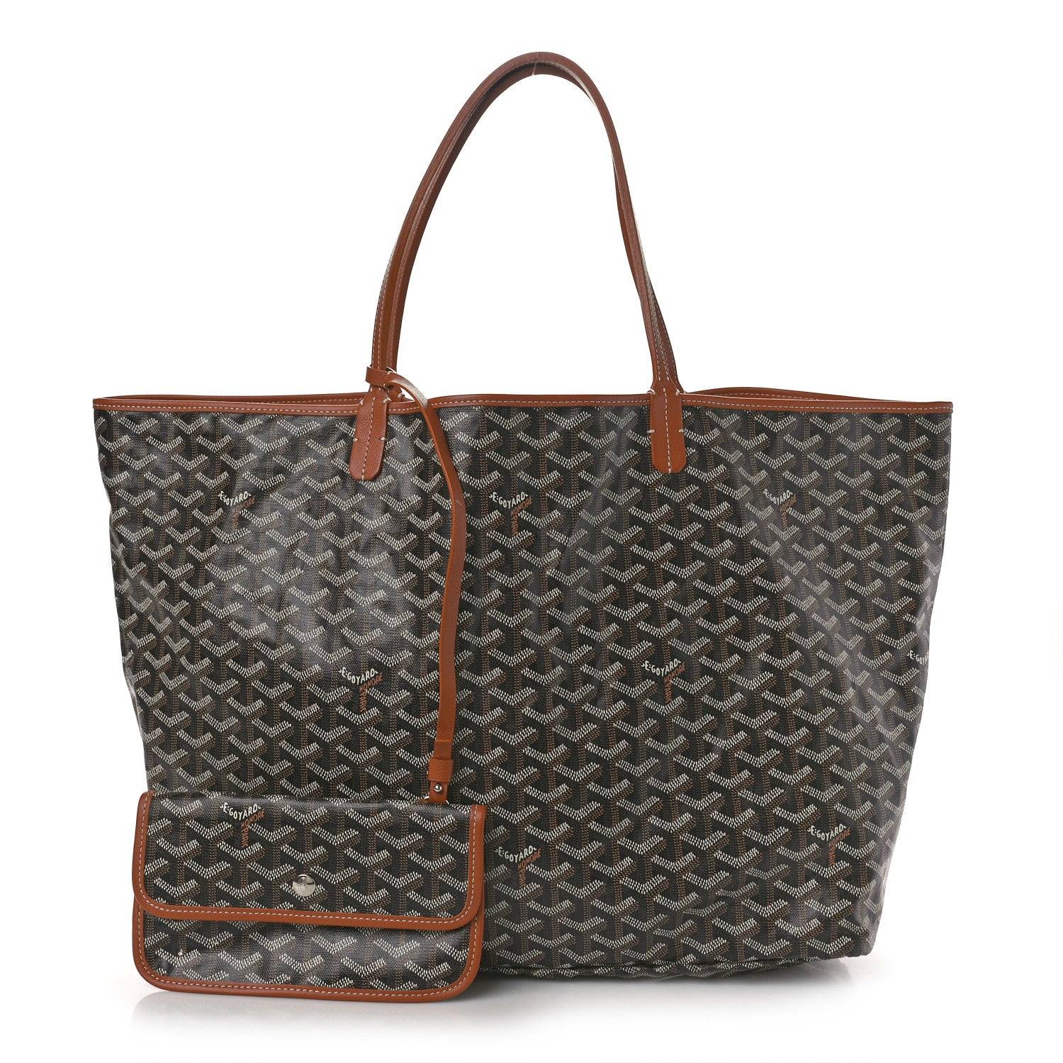 Goyard Goyardine Saint Louis GM Black Gold 3 of 12