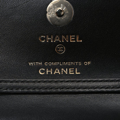 Chanel Canvas Check Flag Printed CC Clutch With Chain Beige Multicolor 6 of 12