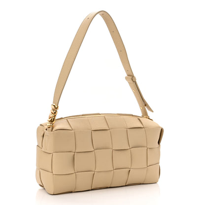 Bottega Veneta Grained Calfskin Maxi Intrecciato Cassette Crossbody Bag Porridge 3 of 9