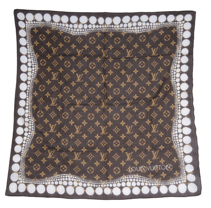 Louis Vuitton Monogram Kusama Scarf White 2 of 3