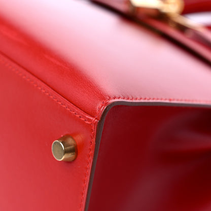 Hermes Box Kelly Sellier 28 Vermillion 9 of 18