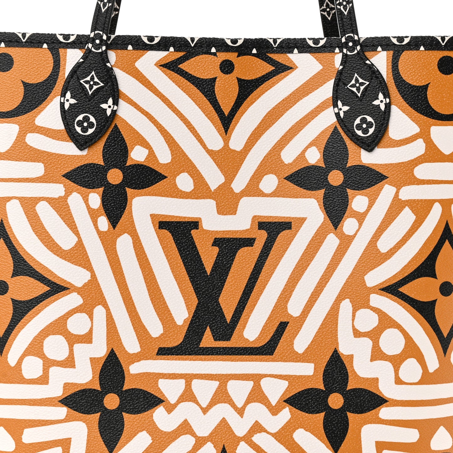 Monogram Giant Crafty Neverfull MM Creme Caramel