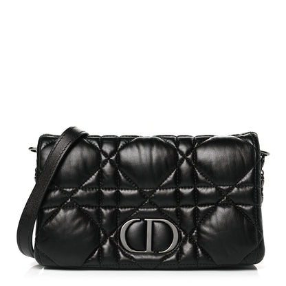 Christian Dior Calfskin Macrocannage Mini Caro Bag Black 1 of 10