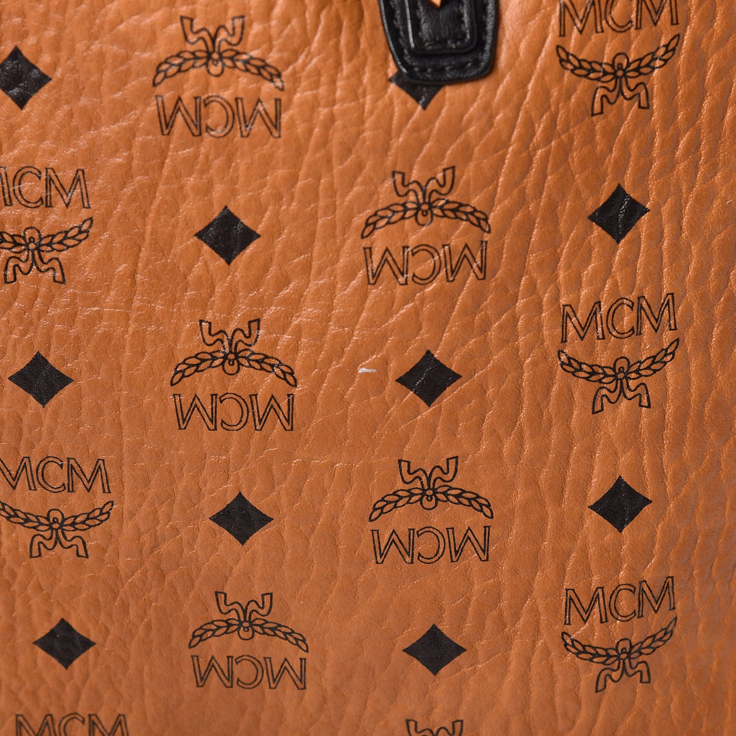 Visetos Medium Project Reversible Shopper Tote Cognac