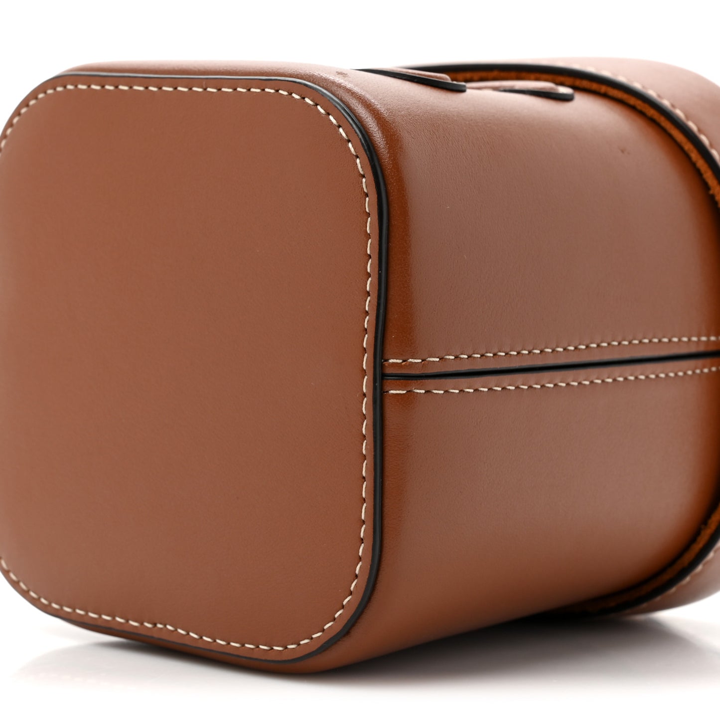 Smooth Calfskin Small Cuir Triomphe Box Tan