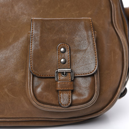 Christian Dior Calfskin Medium Gaucho Double Saddle Brown 14 of 19