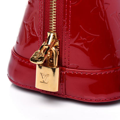 Louis Vuitton Vernis Alma BB Pomme D'Amour 16 of 16