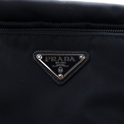 Prada Tessuto Nylon Saffiano Pouch Blue 9 of 10