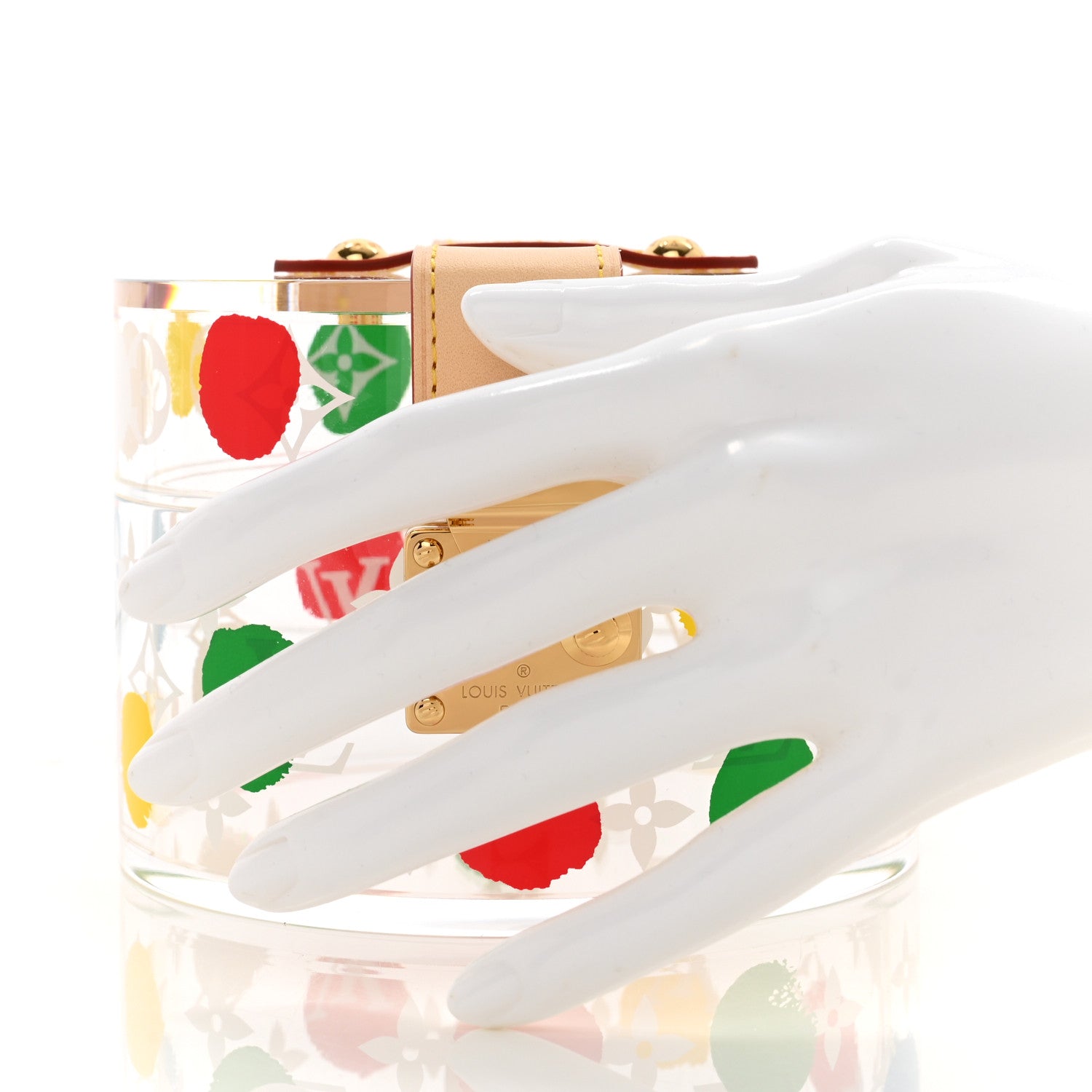 Louis Vuitton LOUIS VUITTON LV x YK Transparent Plexiglass Monogram Dots Box Scott Multicolor 2 of 7