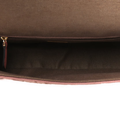 Fendi Velvet Jacquard Crystal FF Baguette Macaron 5 of 12