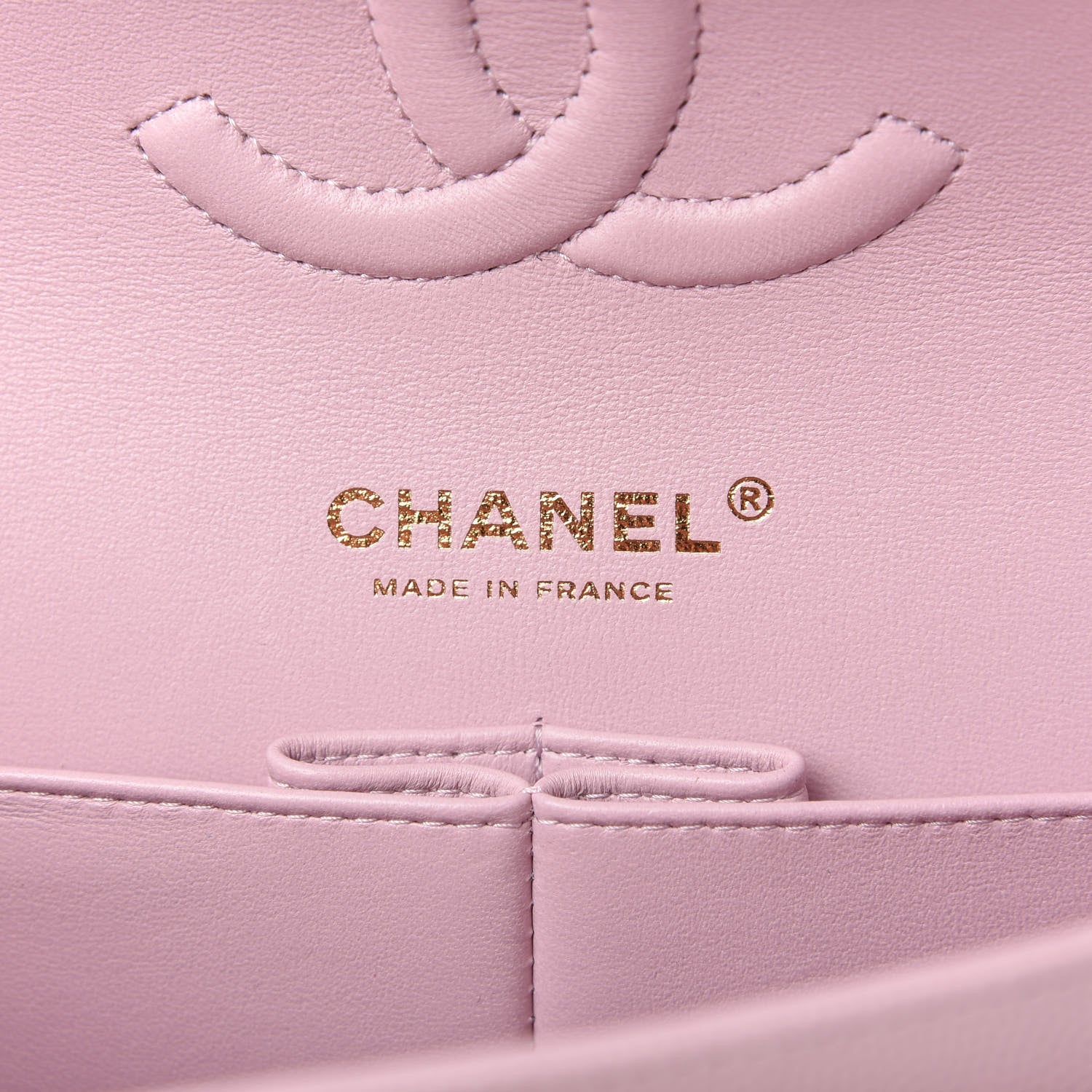 Chanel Caviar Quilted Medium Double Flap Light Pink 6 of 9