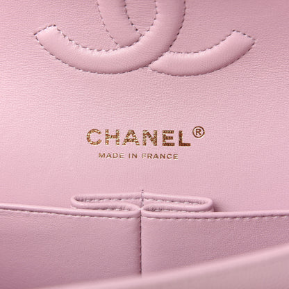 Chanel Caviar Quilted Medium Double Flap Light Pink 6 of 9