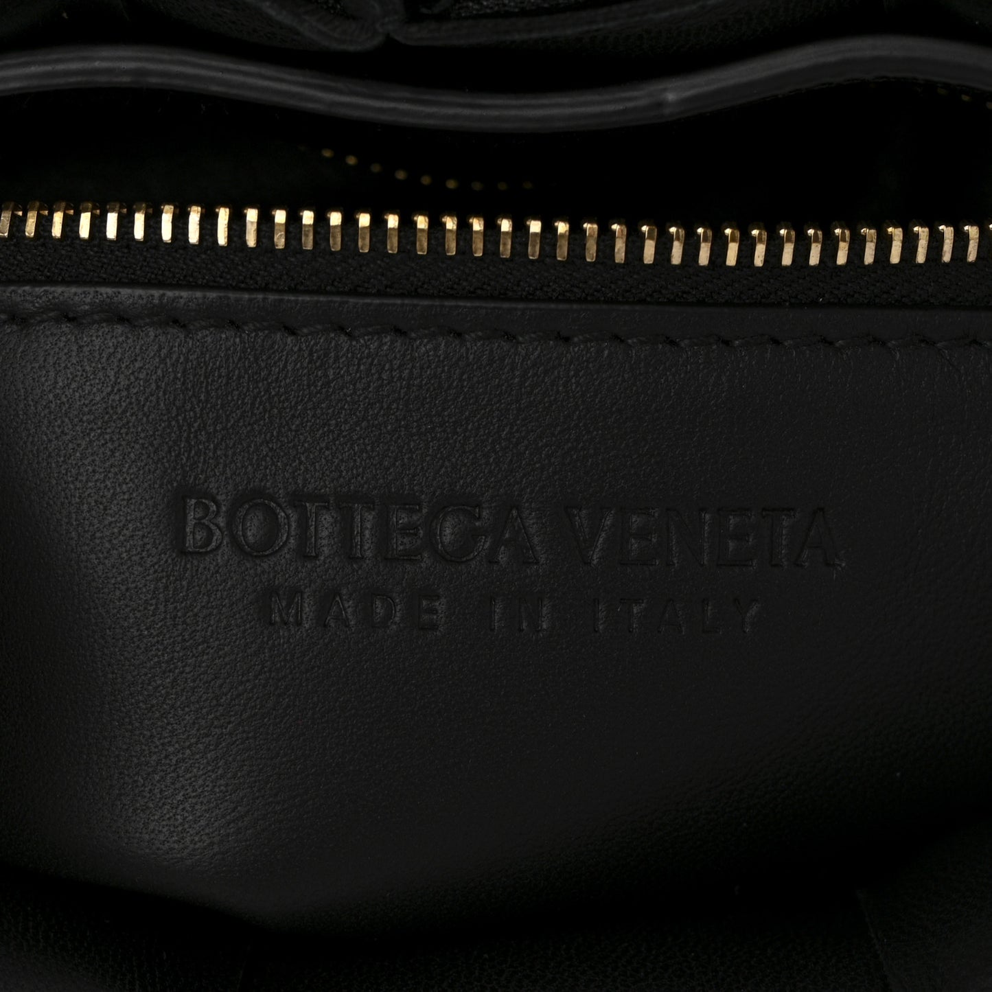 Nappa Maxi Intreccio Padded Cassette Crossbody Bag Black