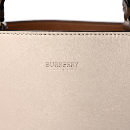 Burberry Calfskin Small Peggy Bucket Bag Cream 16 of 19