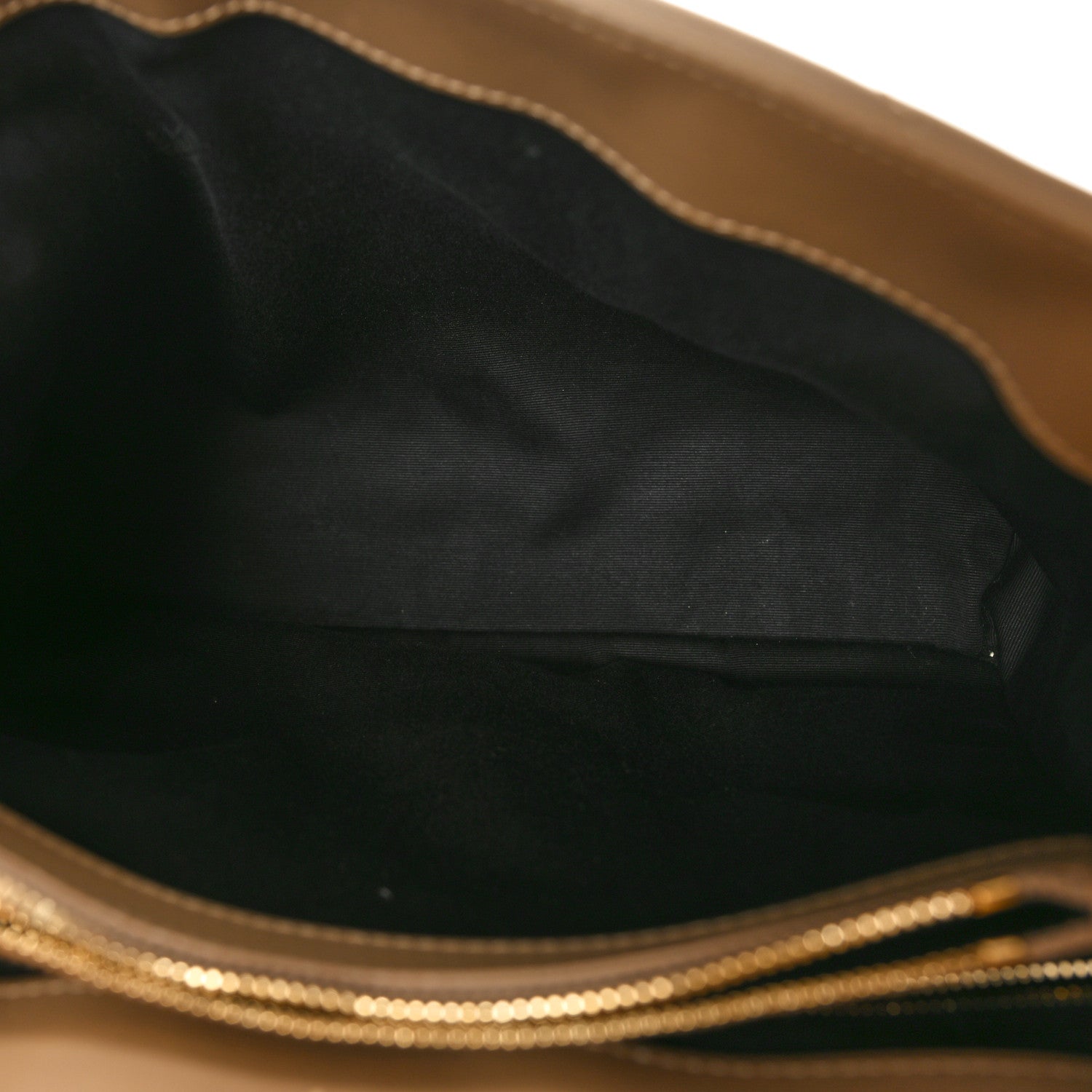 Saint Laurent Calfskin Y Quilted Monogram Medium Loulou Chain Satchel Dark Beige 5 of 10