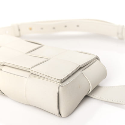 Bottega Veneta Nappa Maxi Intreccio The Belt Cassette Bag White 9 of 14