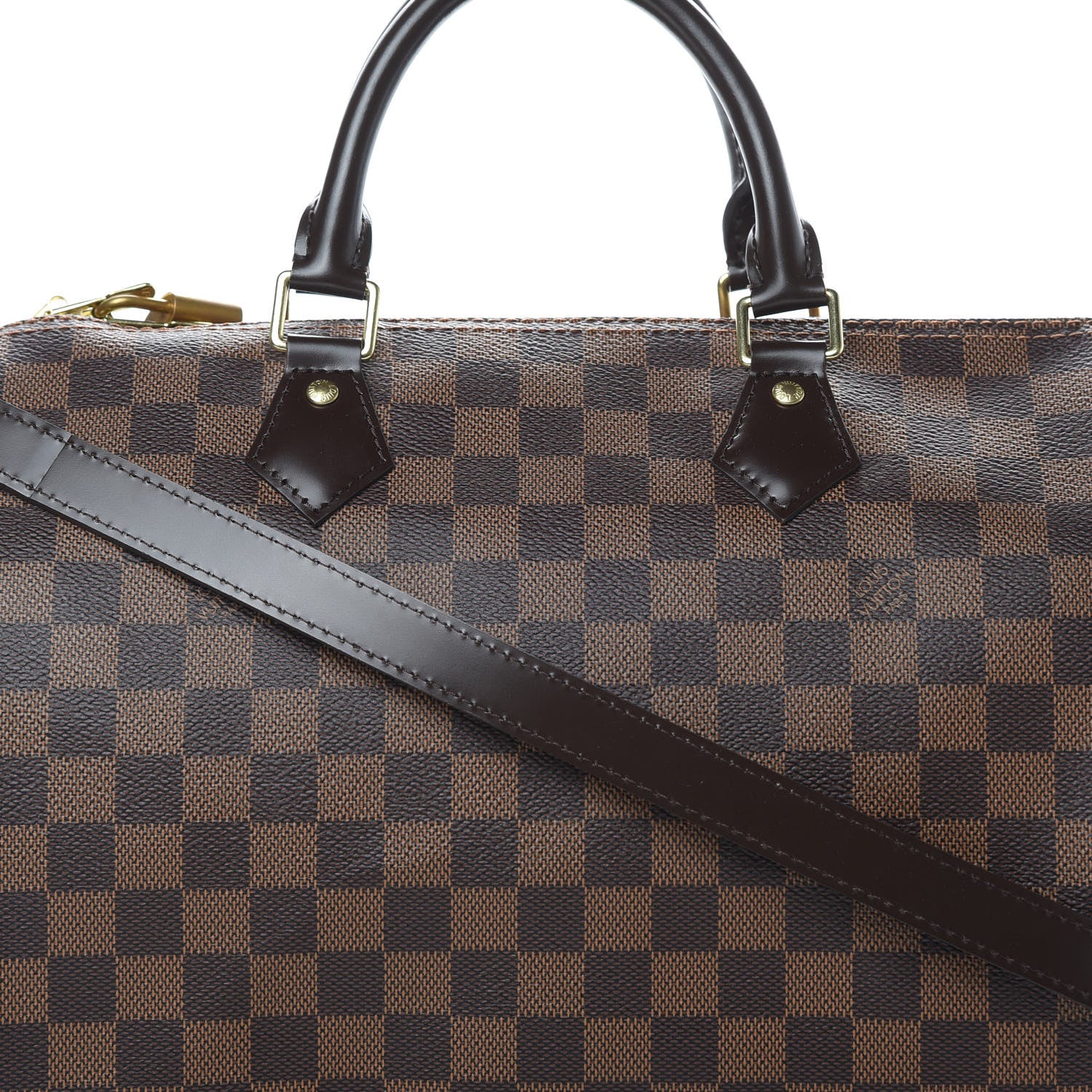 Louis Vuitton Damier Ebene Speedy Bandouliere 30 9 of 11