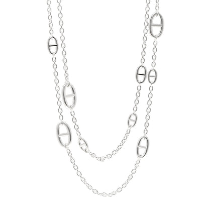 Hermes Sterling Silver Farandole Necklace 120 1 of 6