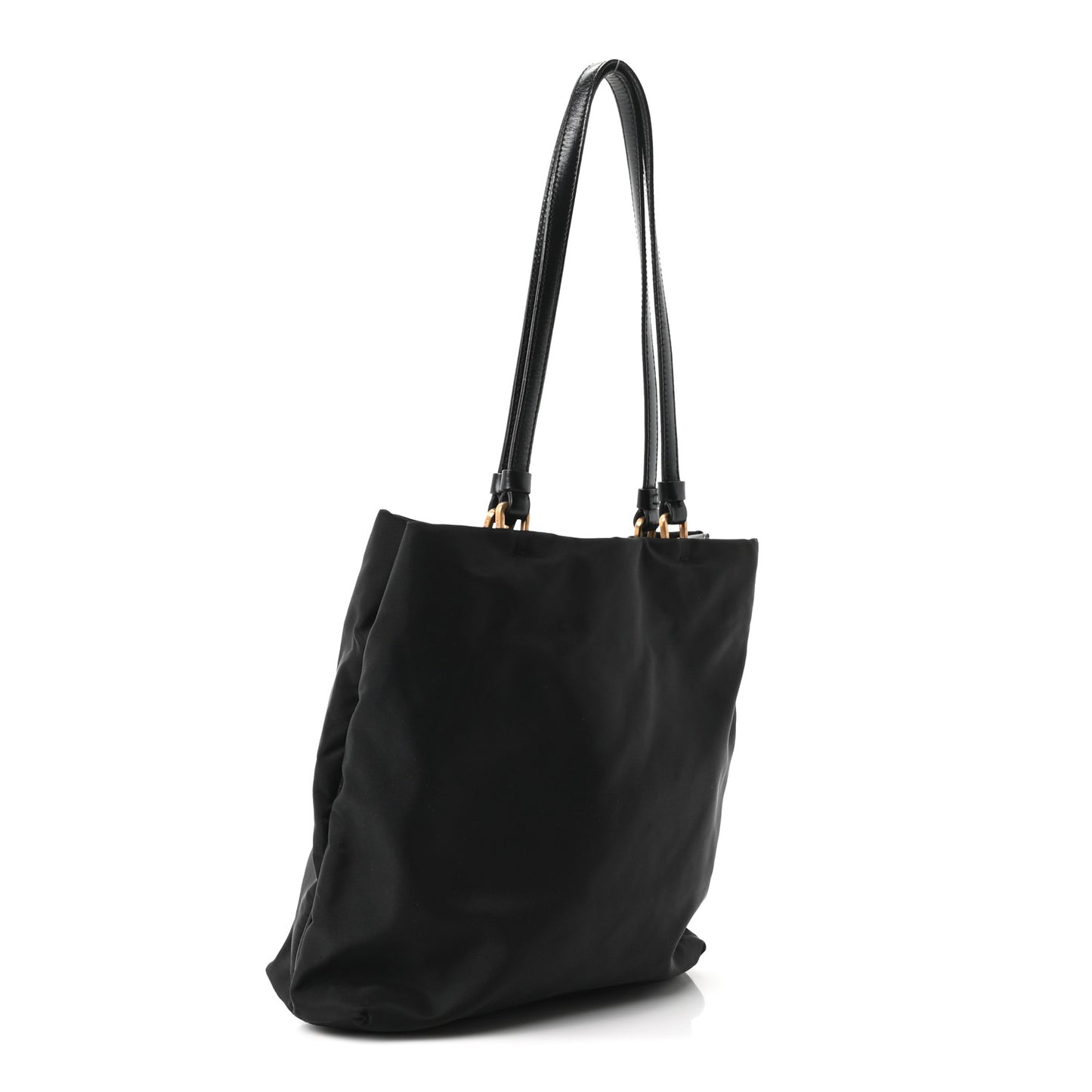 Tessuto Nylon Shopping Tote Black