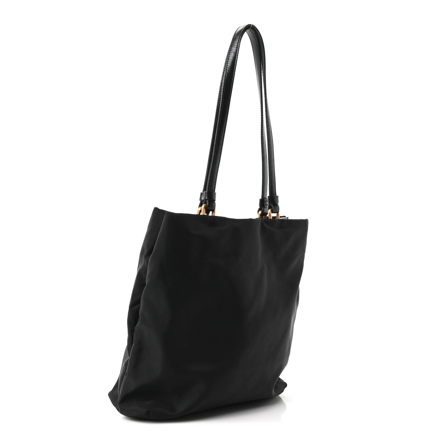Prada Tessuto Nylon Shopping Tote Black 2 of 9