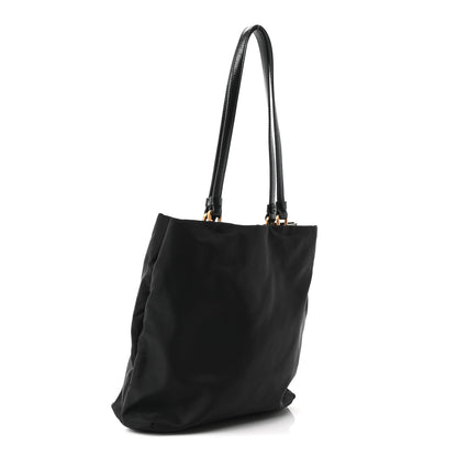 Prada Tessuto Nylon Shopping Tote Black 2 of 9