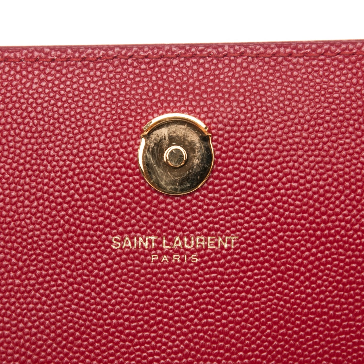 Grain De Poudre Medium Monogram Kate Satchel Red