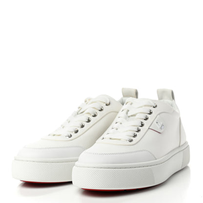 Christian Louboutin Canvas Simplerui Flat Sneakers 39 White 3 of 7