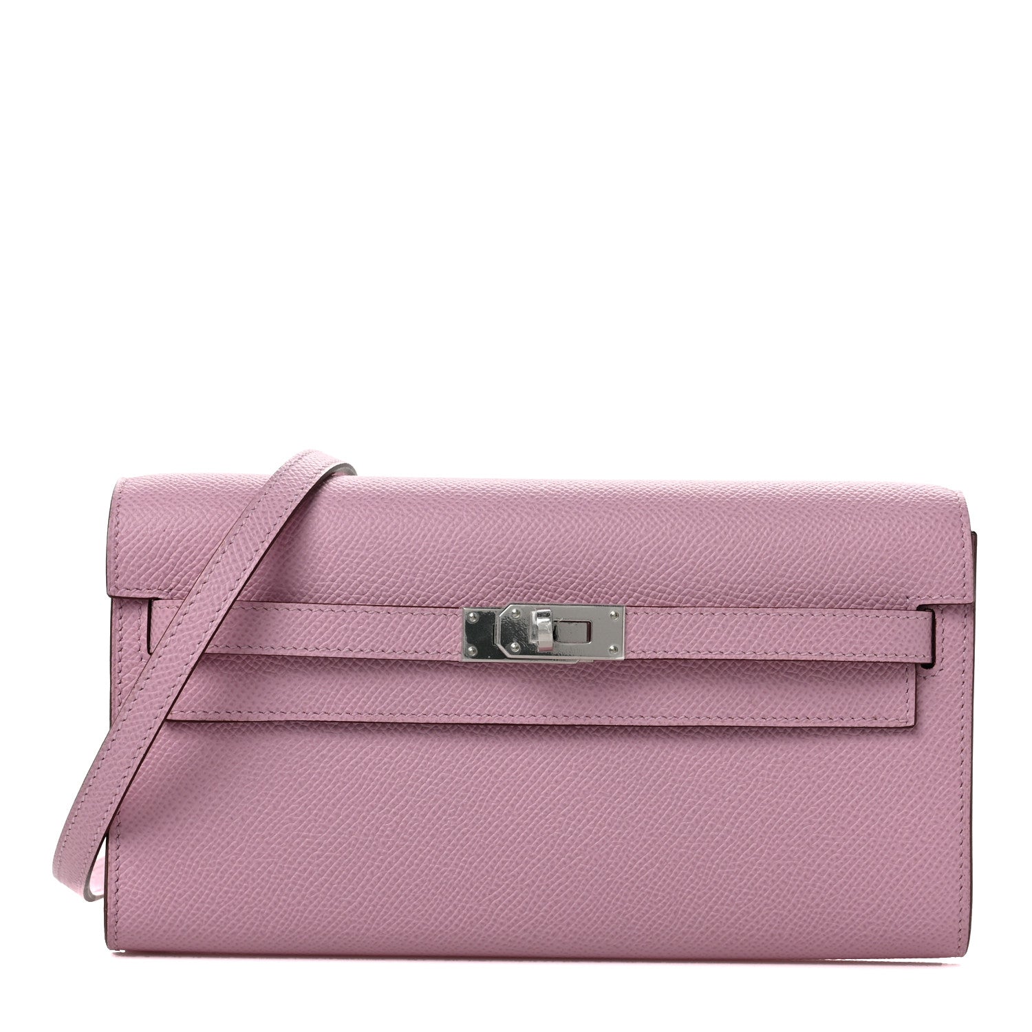Hermes Epsom Kelly To Go Wallet Mauve Sylvestre 1 of 9