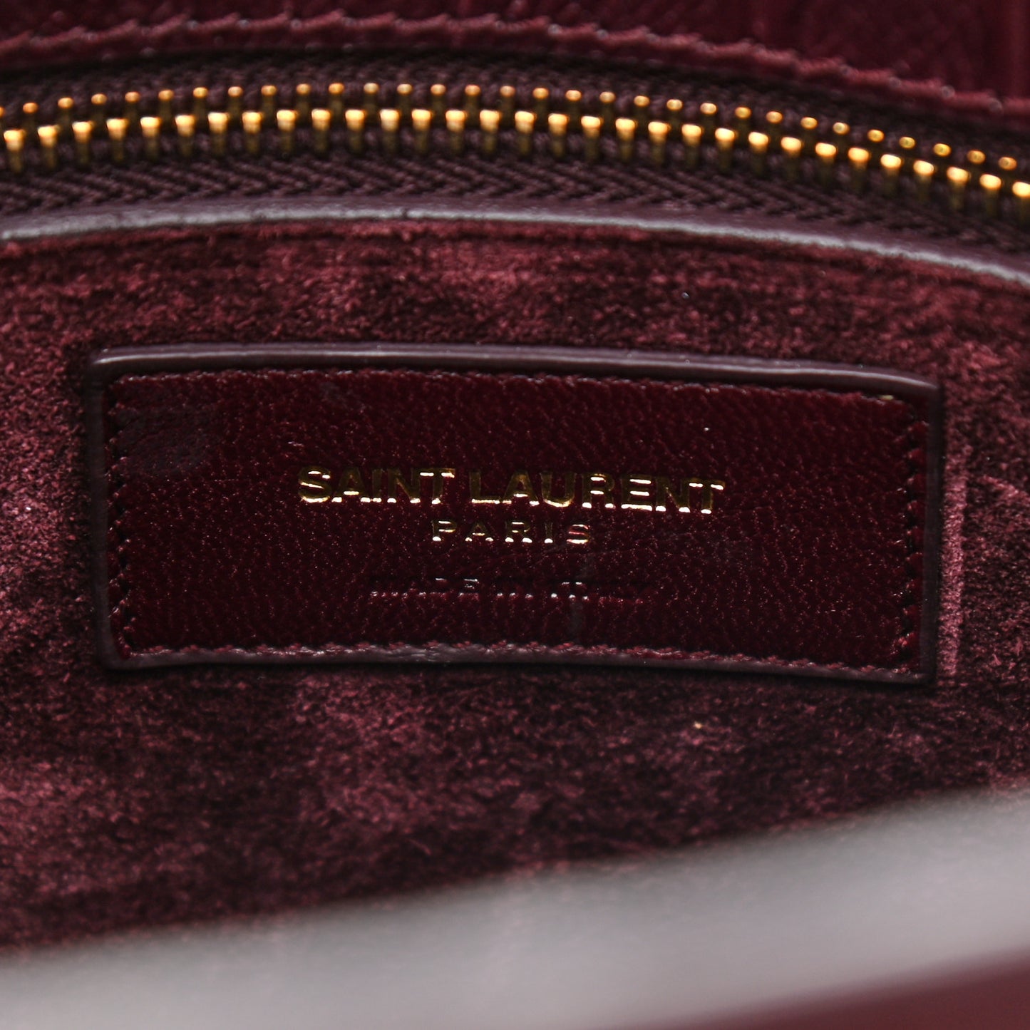 Calfskin Crocodile Embossed Small Sac de Jour Rouge Legion
