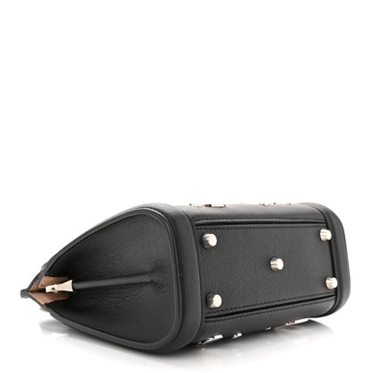 Alexander McQueen Calfskin Studded Mini Heroine 21 Black 4 of 9