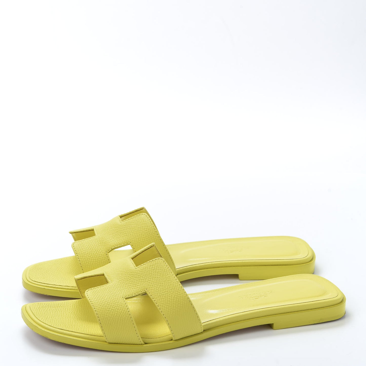 Epsom Oran Sandals 38.5 Jaune Pollen