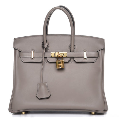 Hermes Swift Birkin 25 Gris Asphalte 1 of 27