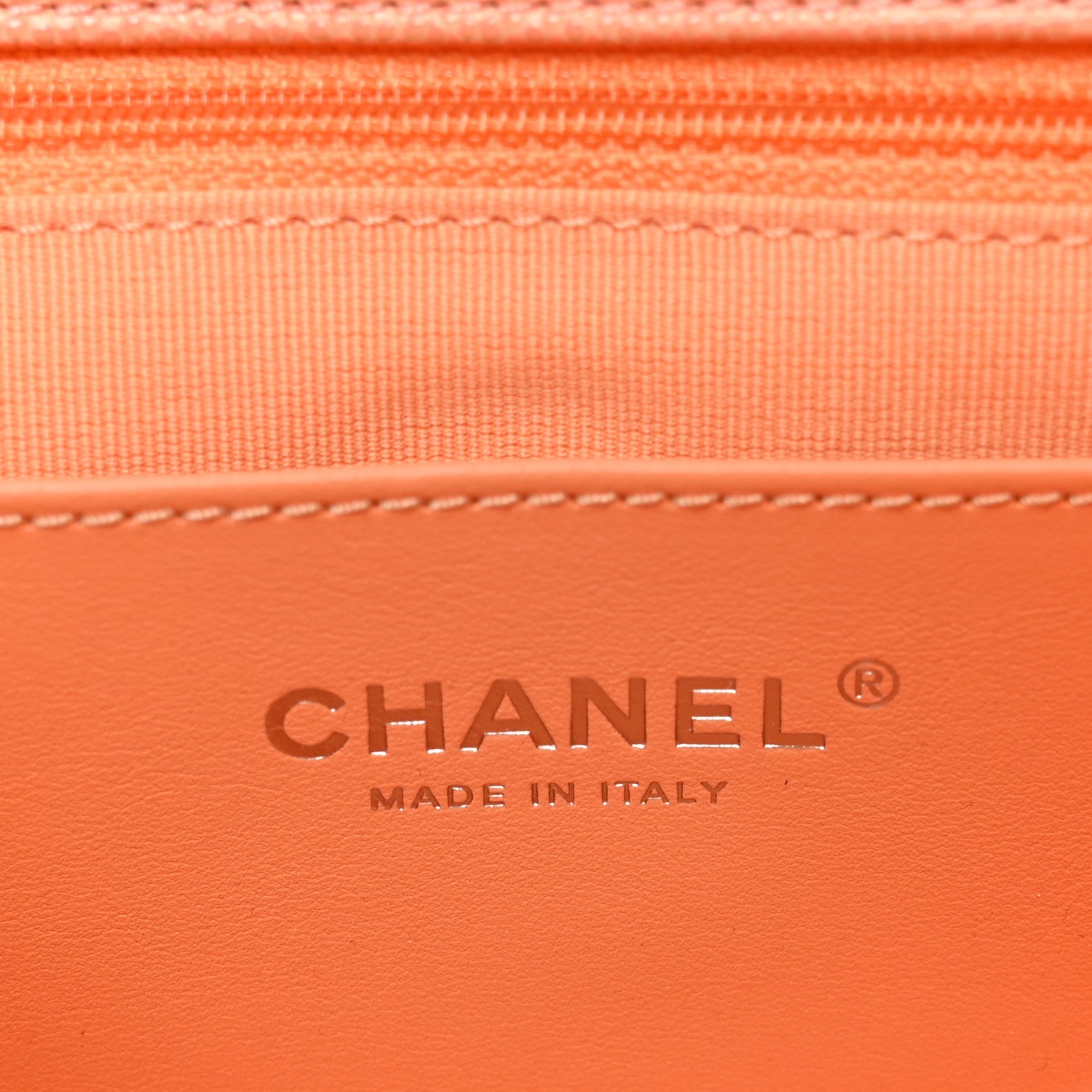 Chanel Shaded Caviar Quilted My Everything Small Flap Orange Light Orange 6 of 10