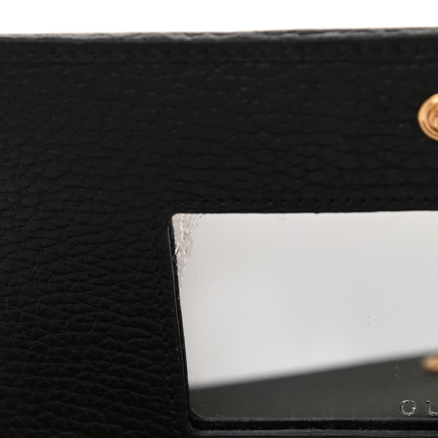 Gucci Calfskin Mini GG Marmont Chain Wallet Black 8 of 8
