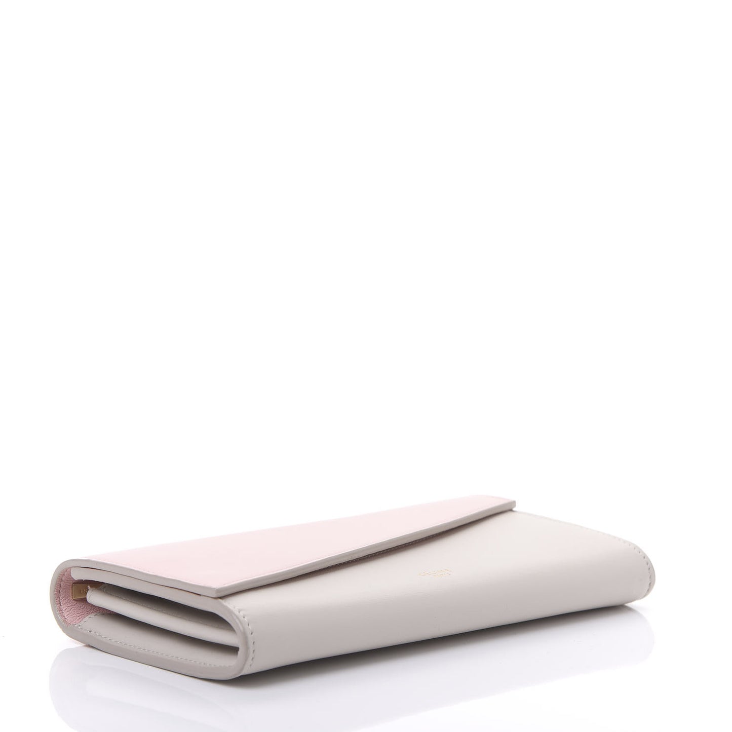 Lambskin Large Diagonal Multifunction Flap Wallet Pink Desert