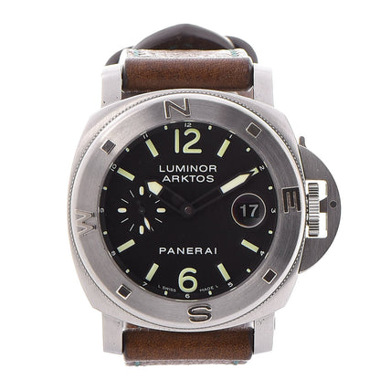 Panerai Stainless Steel Calfskin 44mm Luminor Arktos Special Edition Automatic Watch Black PAM00092 1 of 12