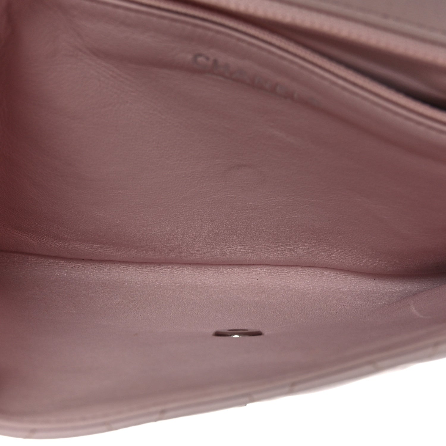 Chanel Lambskin Quilted Flap Clutch Light Pink 5 of 8