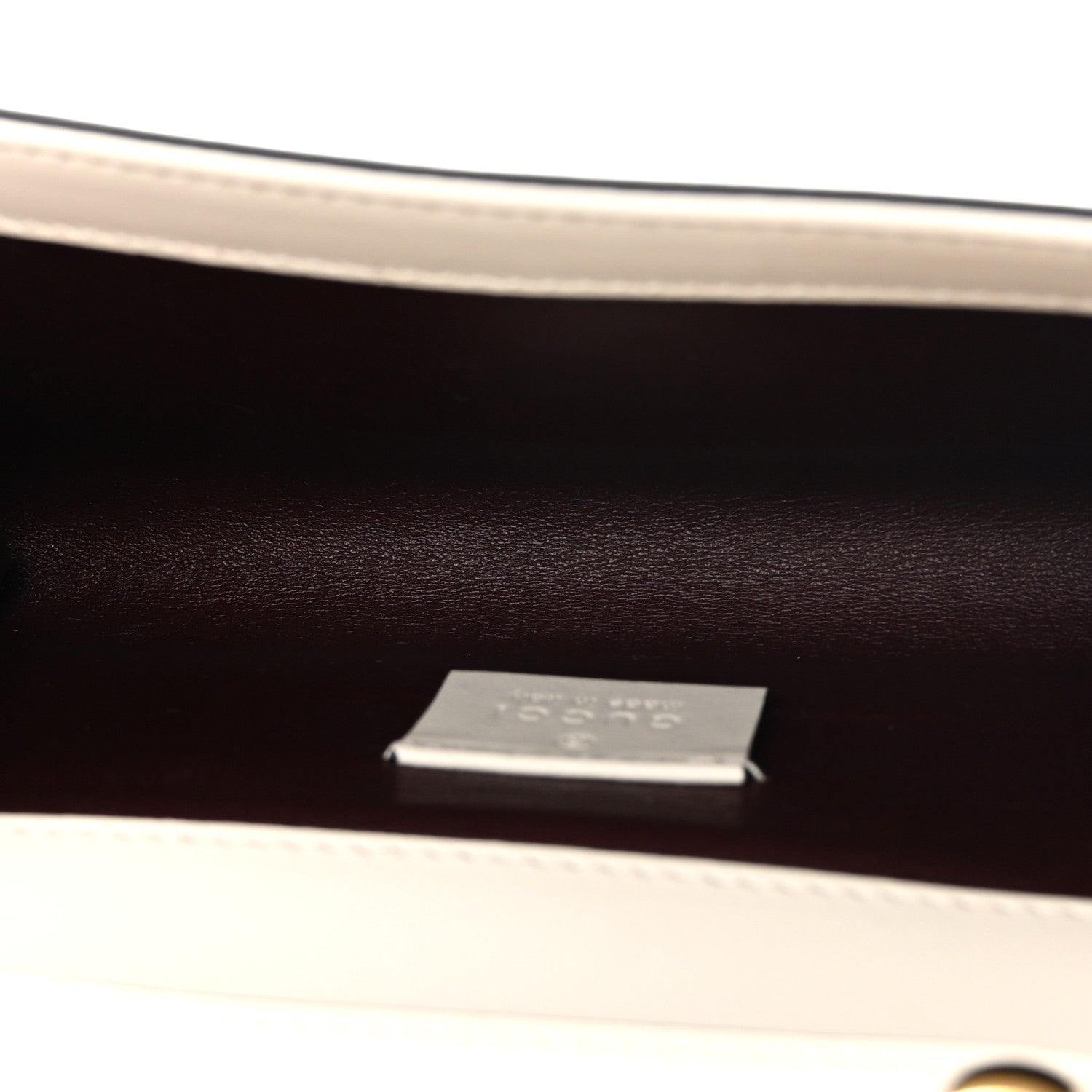Gucci Smooth Calfskin Mini Zumi Shoulder Bag White 5 of 11