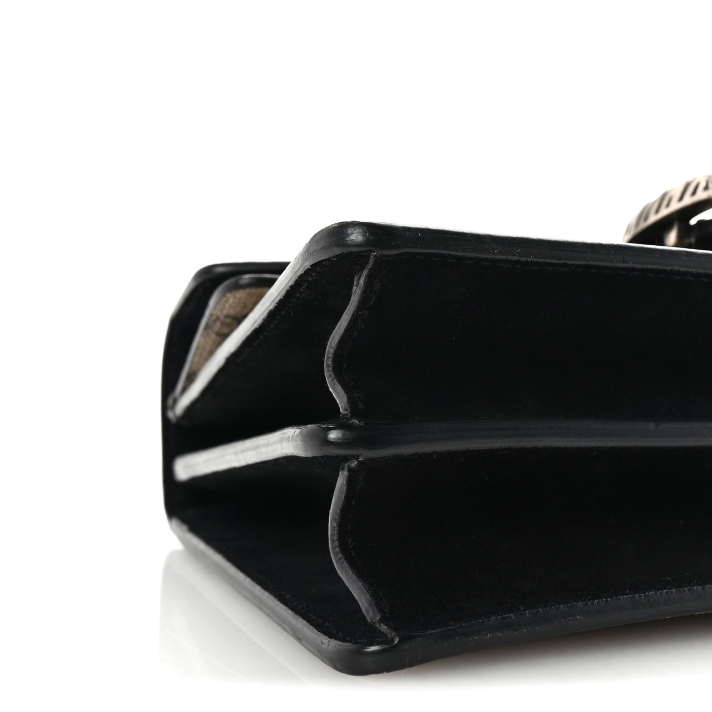 GG Supreme Monogram Small Dionysus Shoulder Bag Black