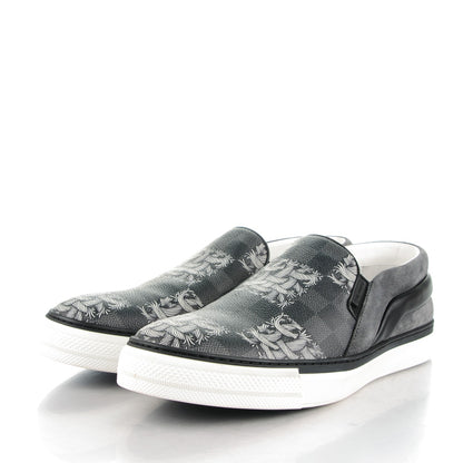 Louis Vuitton Damier Graphite Rope Twister Slip On 9 White 3 of 11