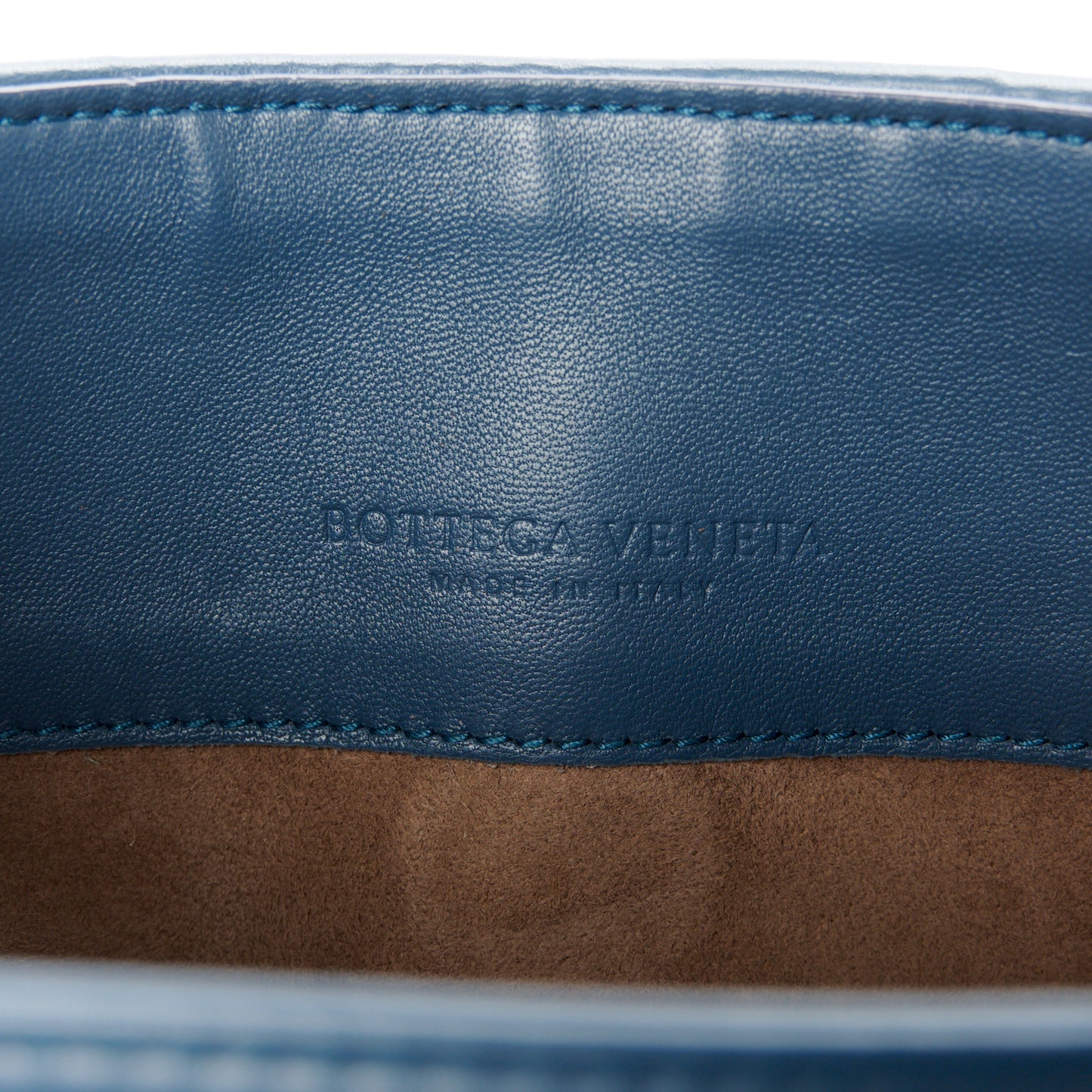 Nappa Intrecciato Small Olimpia Bag Oceano