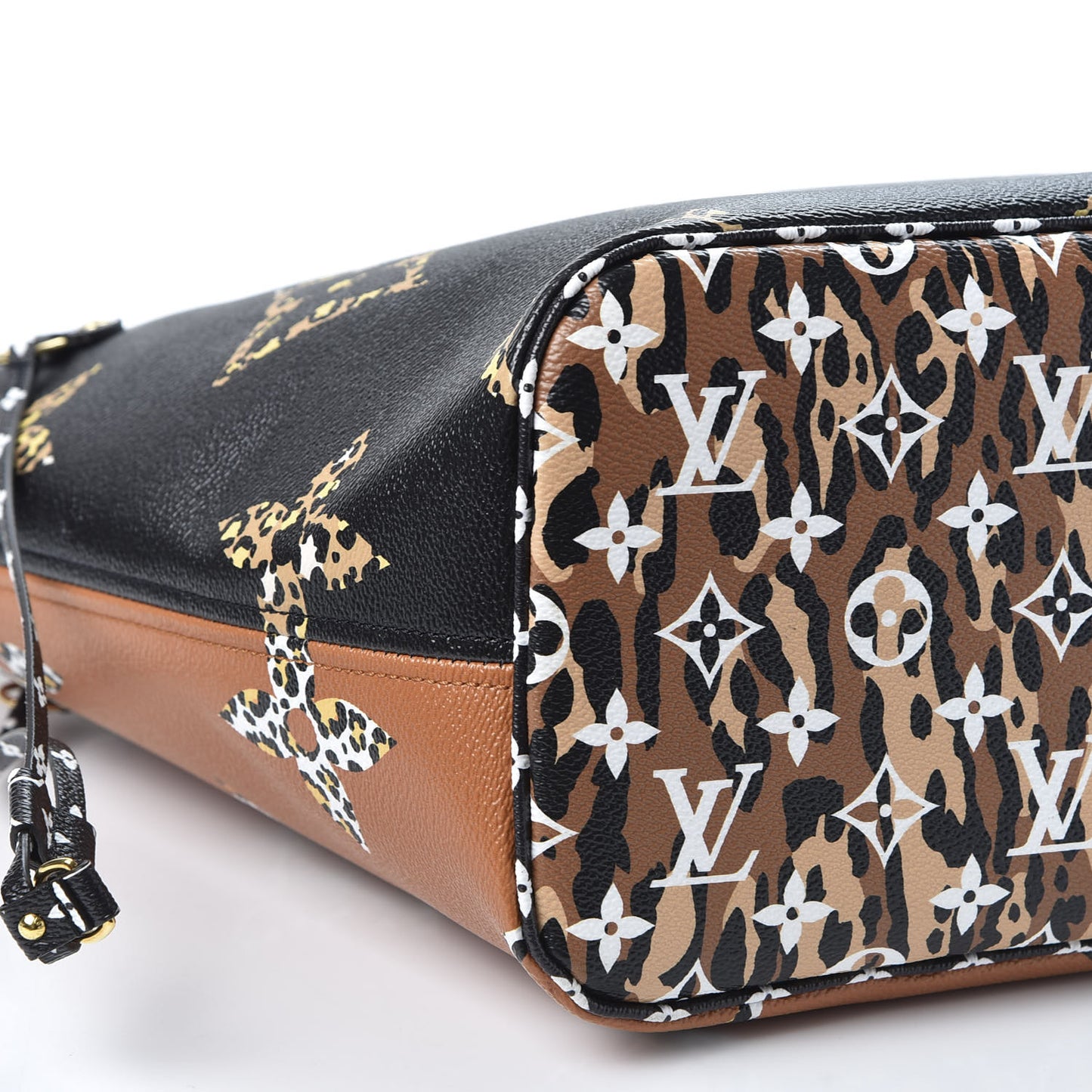 Monogram Giant Jungle Neverfull MM Black