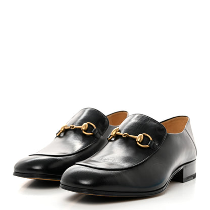 Gucci Goatskin Mens Horsebit Loafers 9.5 Black 3 of 9